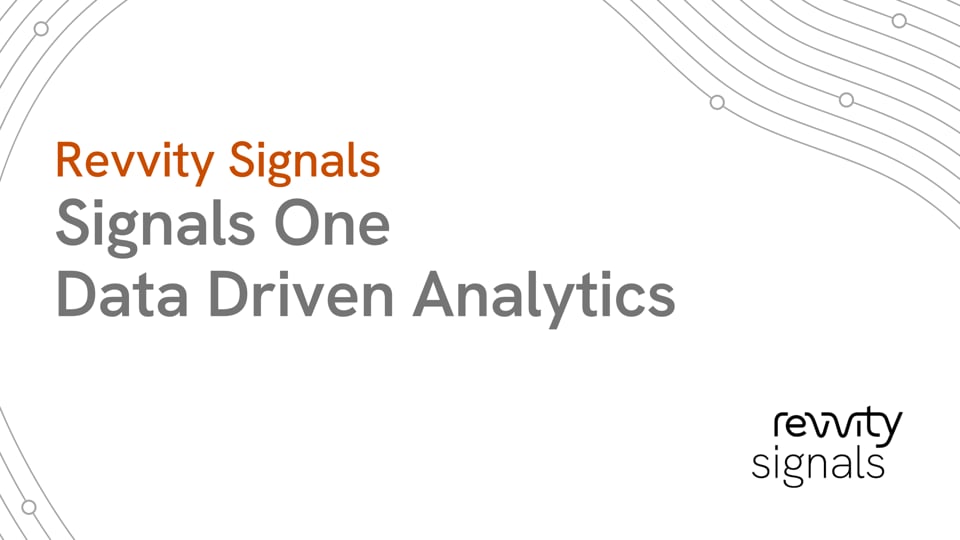 Watch Signals One Data Driven Analytics - Part of Signals One on Vimeo.