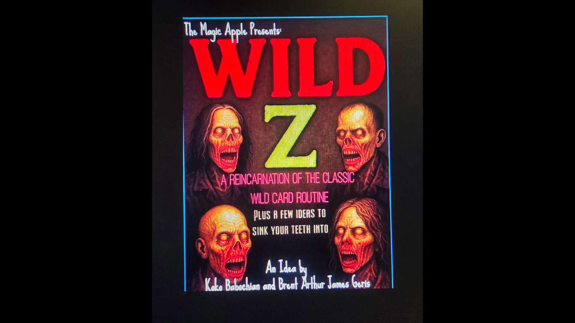 ワイルドZ（古典的名作ワイルドカードを刷新）｜カードマジック,変化