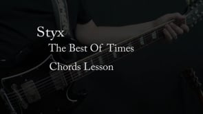 The Best Of Times Chords Lesson