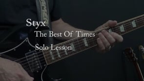 The Best Of Times Solo Lesson