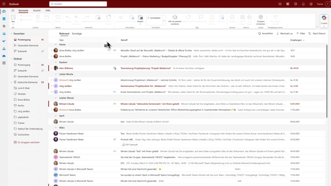 3.3. Mails verfassen