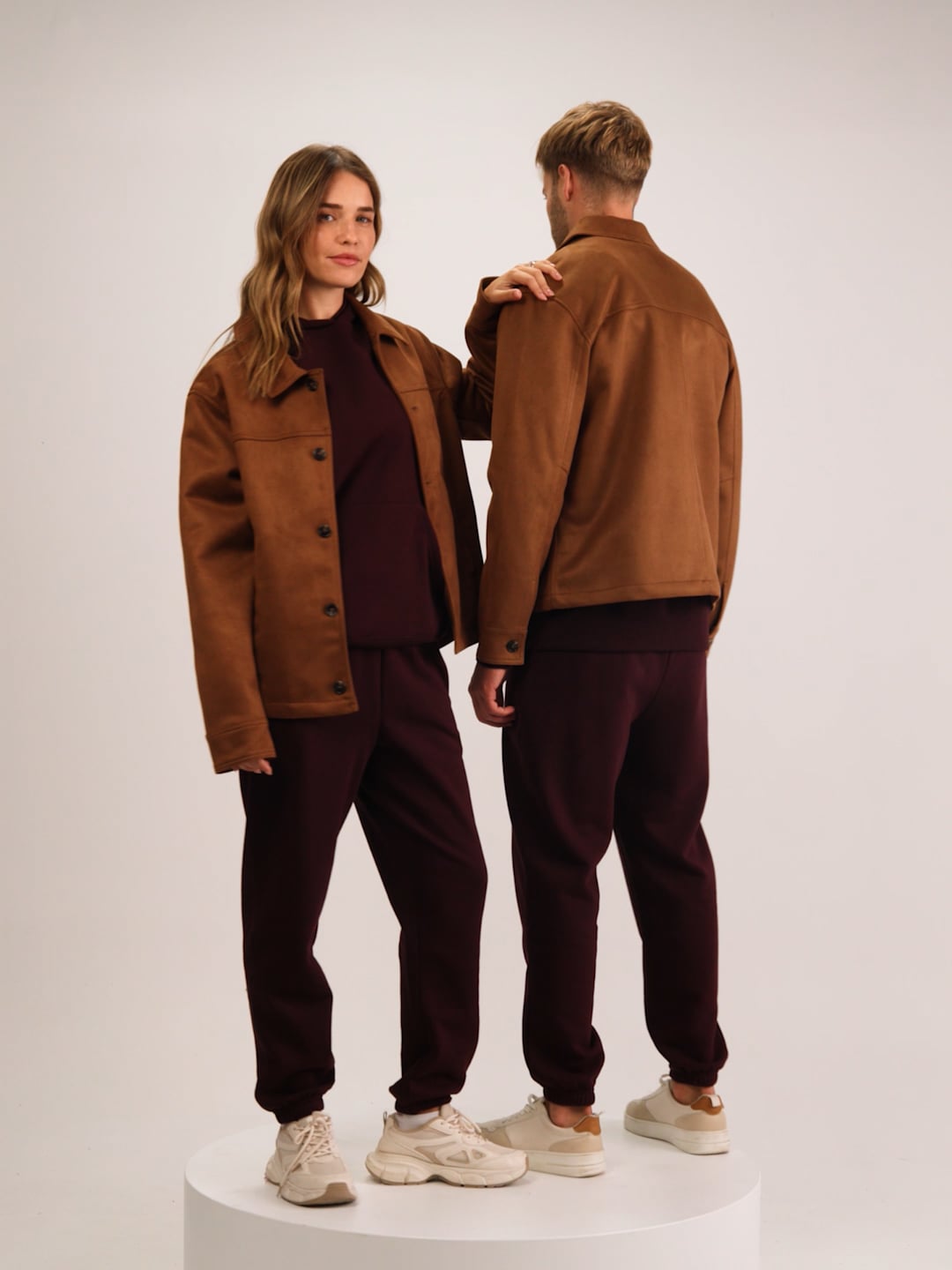 JUNO FAUX SUEDE SHORT COAT