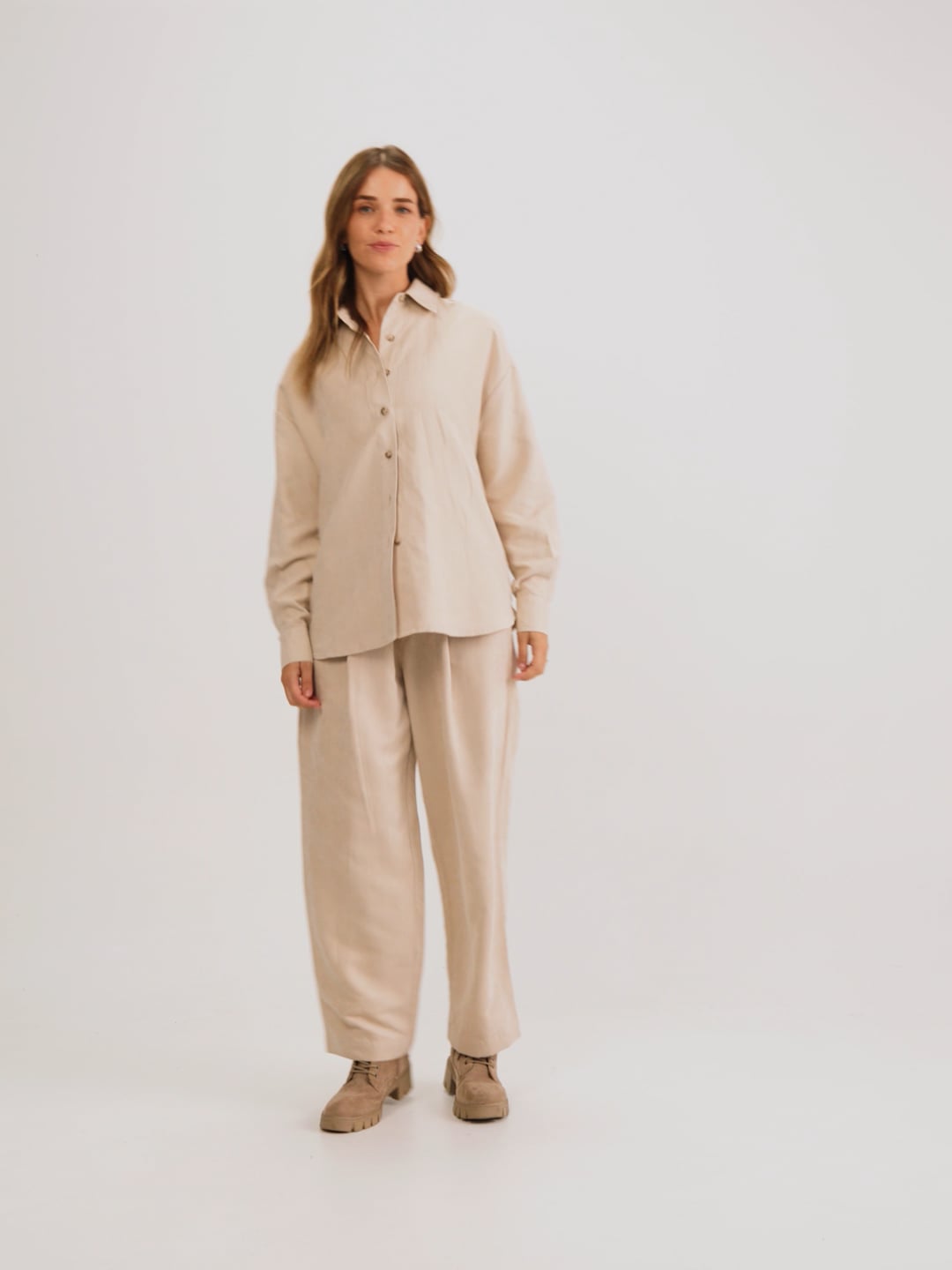 THERON FAUX SUEDE SHIRT