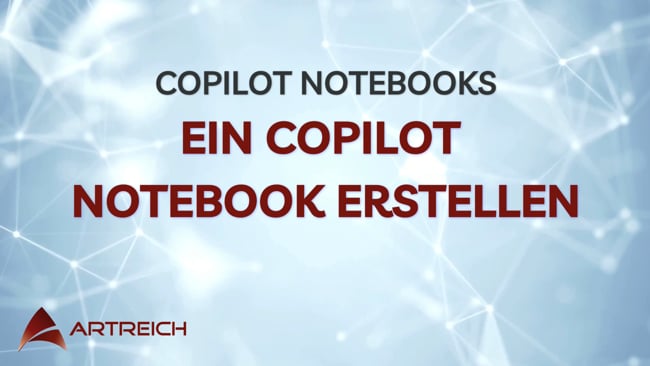 7.2 Notebooks erstellen