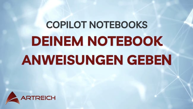 7.4 Notebooks Anweisungen geben