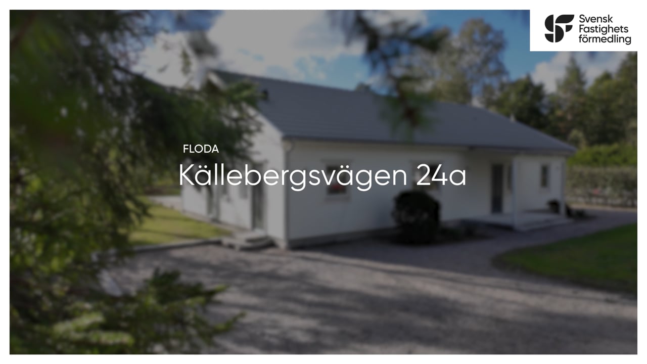 5 rum Villa på Källebergsvägen 24A Floda - Lensjön Lerums kommun - video