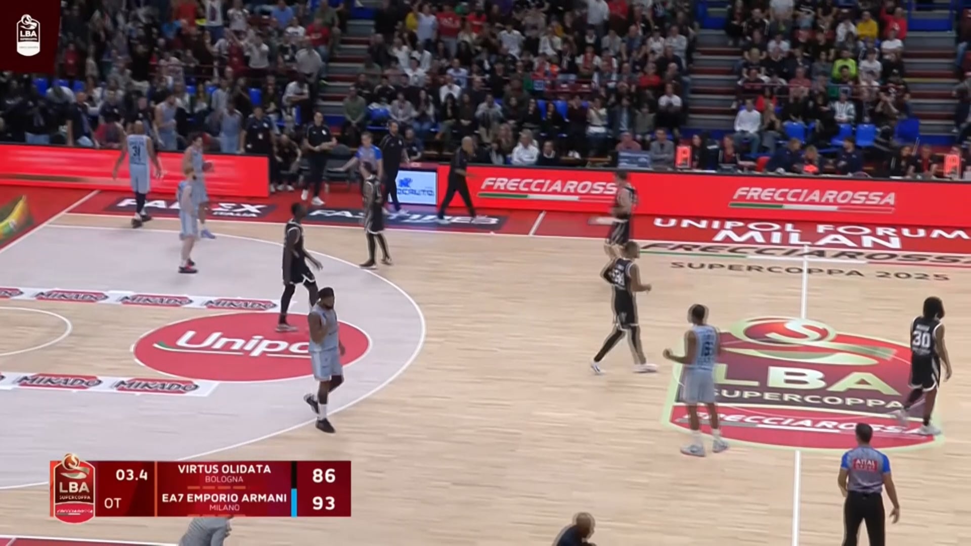 La Virtus cade in semifinale di Supercoppa contro Milano all’esordio stagionale.