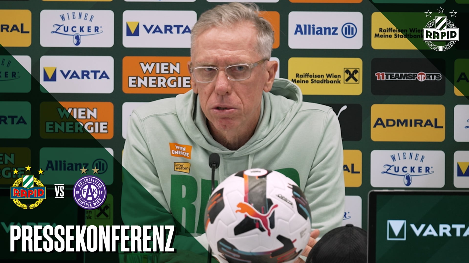 Pressekonferenz nach dem 347. Wiener Derby