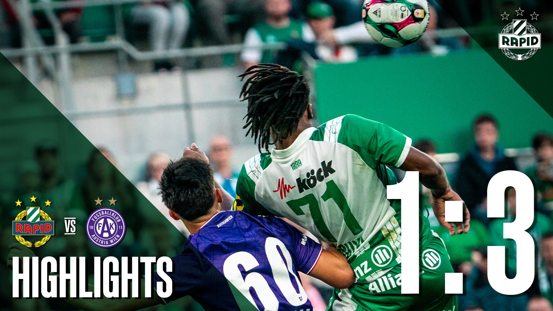 Highlights: SK Rapid – FK Austria | 28.09.2025