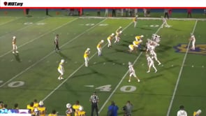 Back Judge watches potential illegal contact and misses interception.  Back Judge mechanics