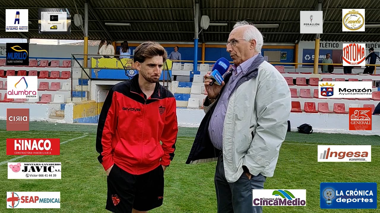 SAÚL LARROSA (2º Entrenador At.Monzón Alumbra) AD Almudevar 1-0 At.Monzón Alumbra / J 4 / 3ª RFEF