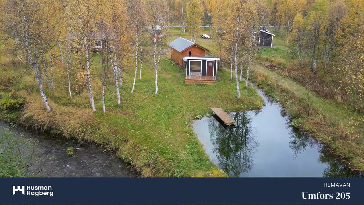 2 rum Fritidshus på Umfors 205 Hemavan/Tärnaby Storumans kommun - video