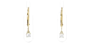 .20 ct. t.w. Lab-Grown Diamond Drop Earrings in 14kt Yellow Gold
