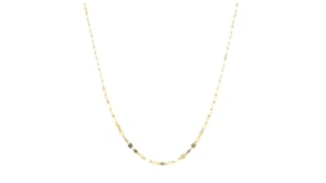 Italian 10kt Yellow Gold Graduated Lumachina-Chain Necklace