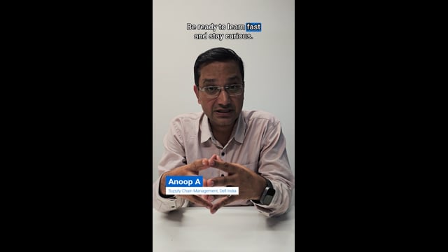 Dell Technologies | Supply Chain - Advice (Anoop)