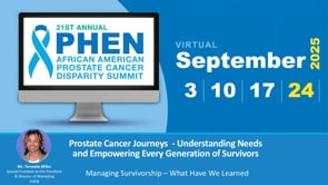 Managing Survivorship – What Have We Learned? By Ms. Tomeeka Miller