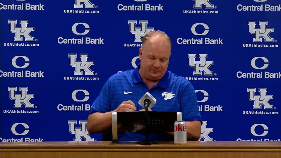 VIDEO:  UK Coach Mark Stoops Previews Georgia Game