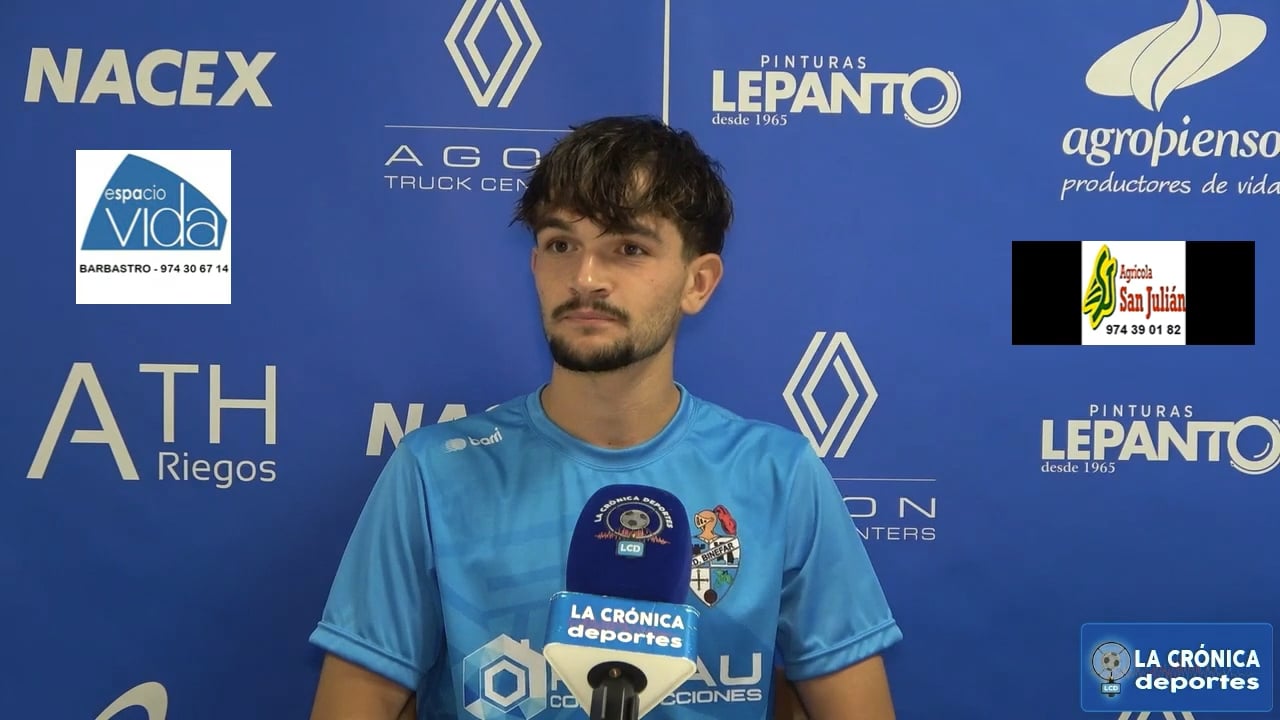 ALEX RICO (Jugador Binéfar) CD Binéfar 1-0 CD Zuera / Jor. 4 / Tercera Rfef