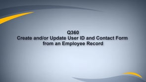Create Employee's linked Userid and Contact