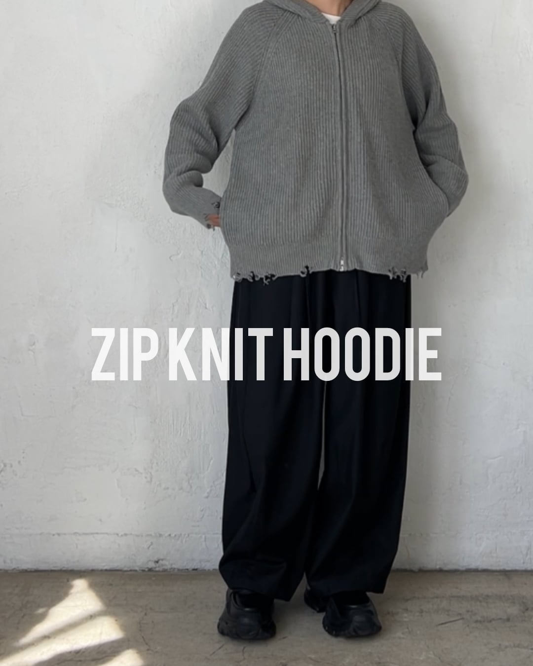 5GアゼダブルZIPニットフーディー【追加予約】 | [公式]ジーナシス