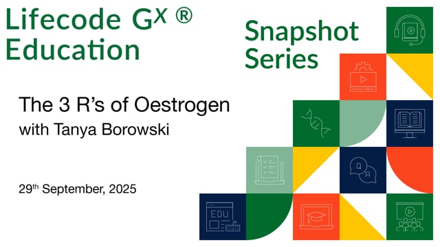 The 3 R's of Oestrogen