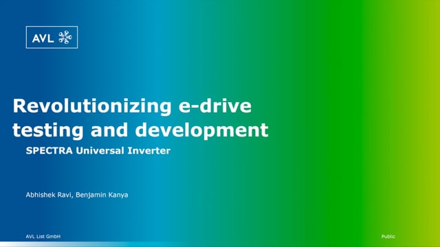 Revolutionizing e-drive testing and development with AVL’s SPECTRA Universal Inverter