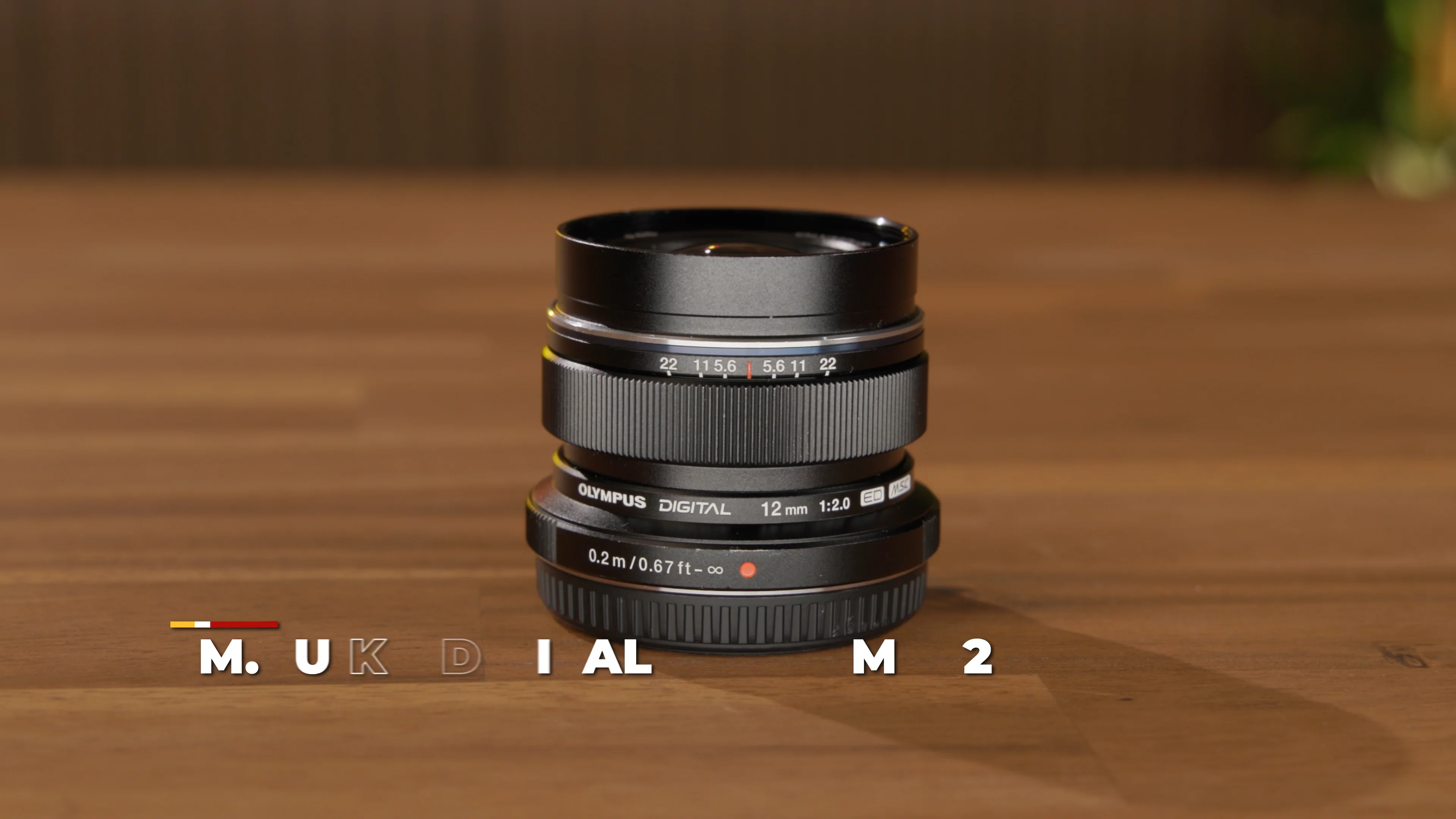 Olympus M.Zuiko Digital ED 12mm f/2 Lens (Black) V311020BU001