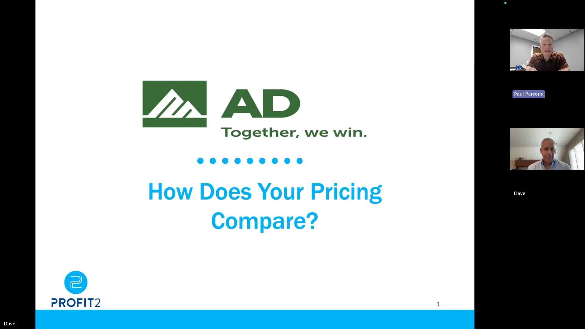 Profit2 AD Electrical Video