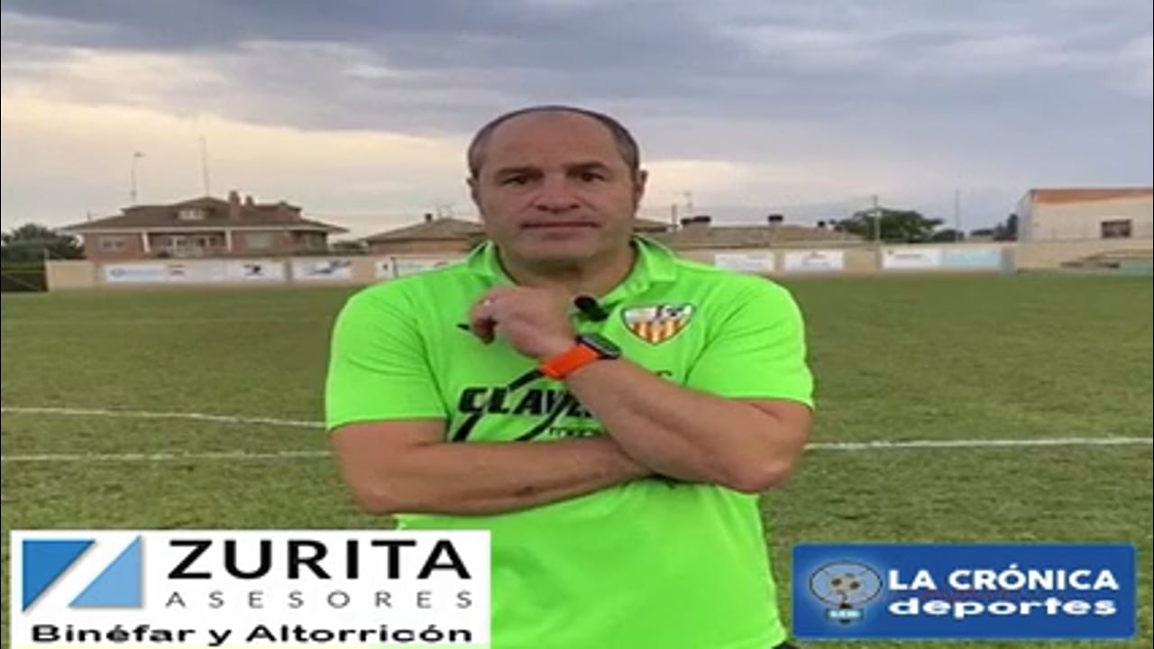 CHELU Y RAÚL ( Entrenador y Jugador del Altorricón) CD Altorricón 4-1 UD San Lorenzo / Jor. 4 - Preferente Gr 1