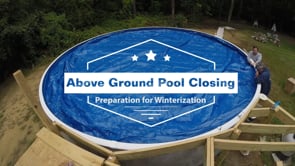 Above Ground Pool Closing - Preparing Your Pool Equipment for Winter