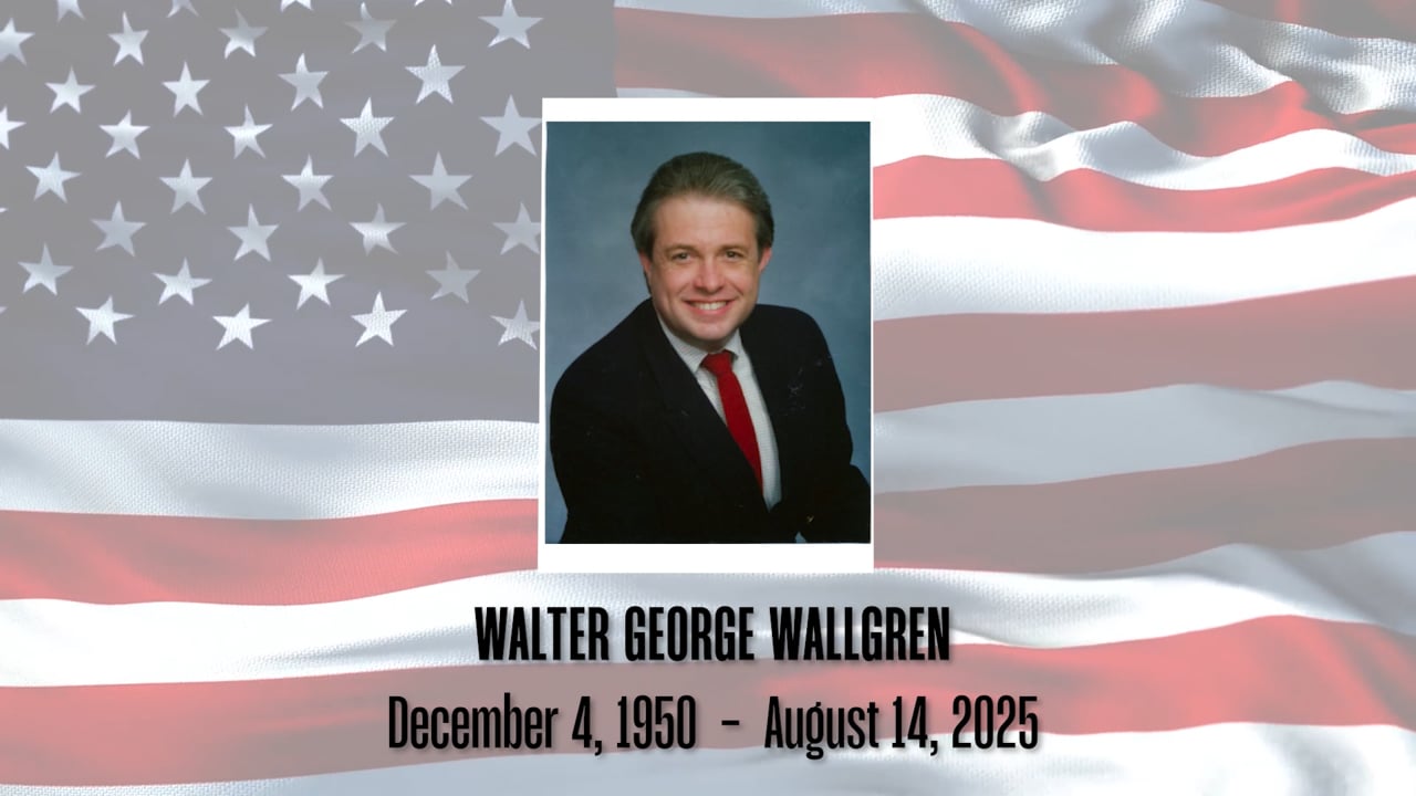 Walter George Wallgren Miliary Funeral with Honors at Riverside National Cemetery