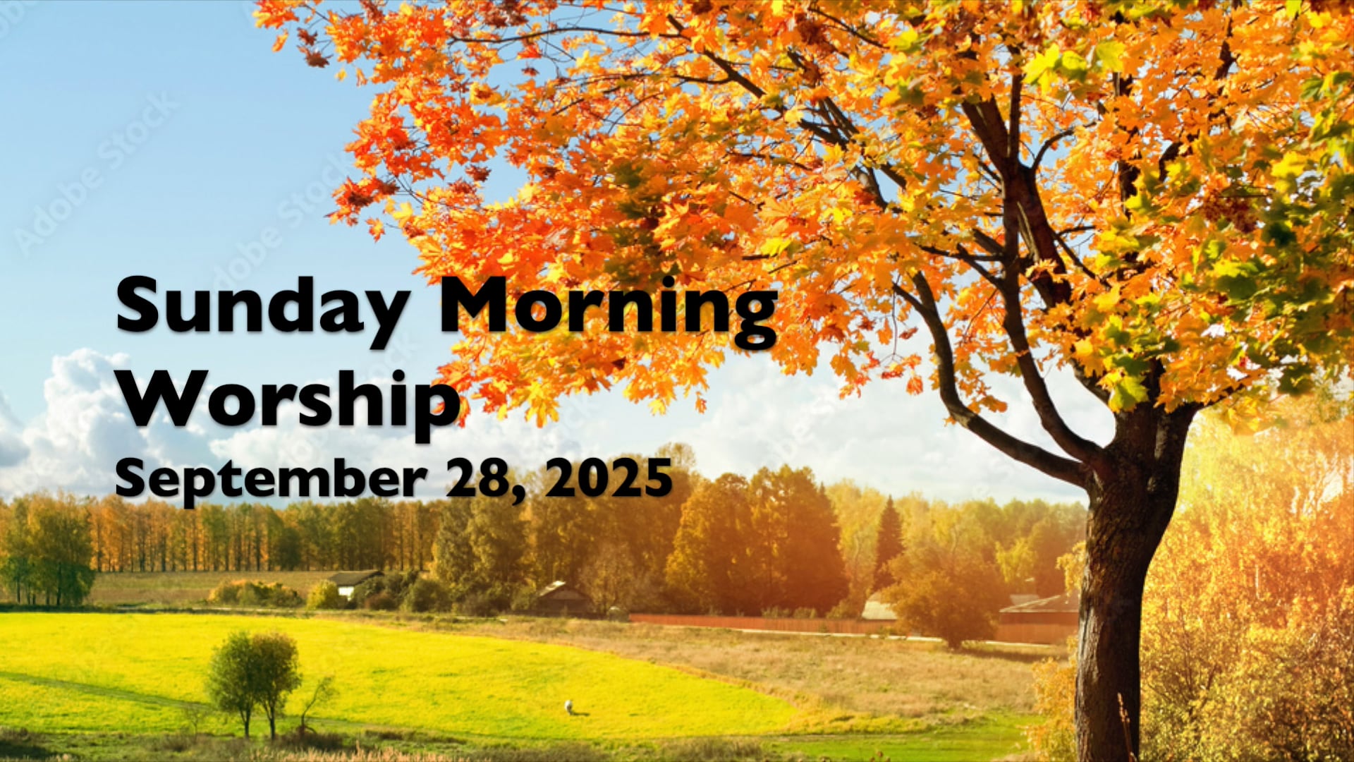 WCCA Sunday Morning Worship - September 28, 2025