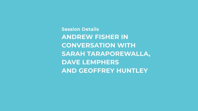 Thumbnail for Andrew Fisher in conversation with Sarah Taraporewalla, Geoffrey Huntley and Dave Lemphers