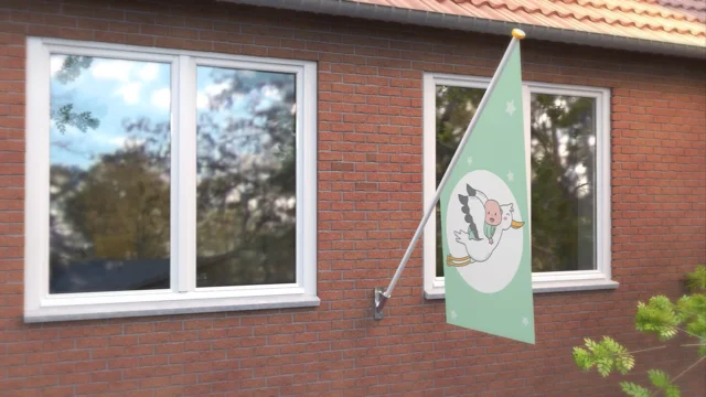 Geboortevlag - Uitpakken.nl