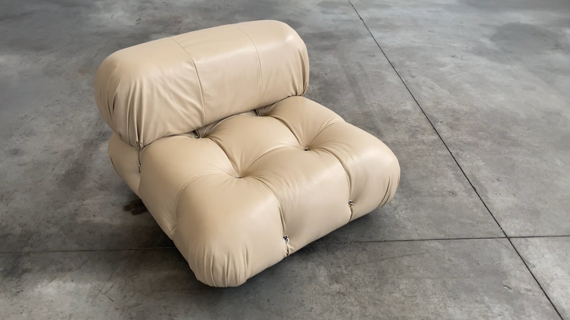 Mario Bellini “Camaleonda” Easy Chair for B&B Italia, Sand Beige