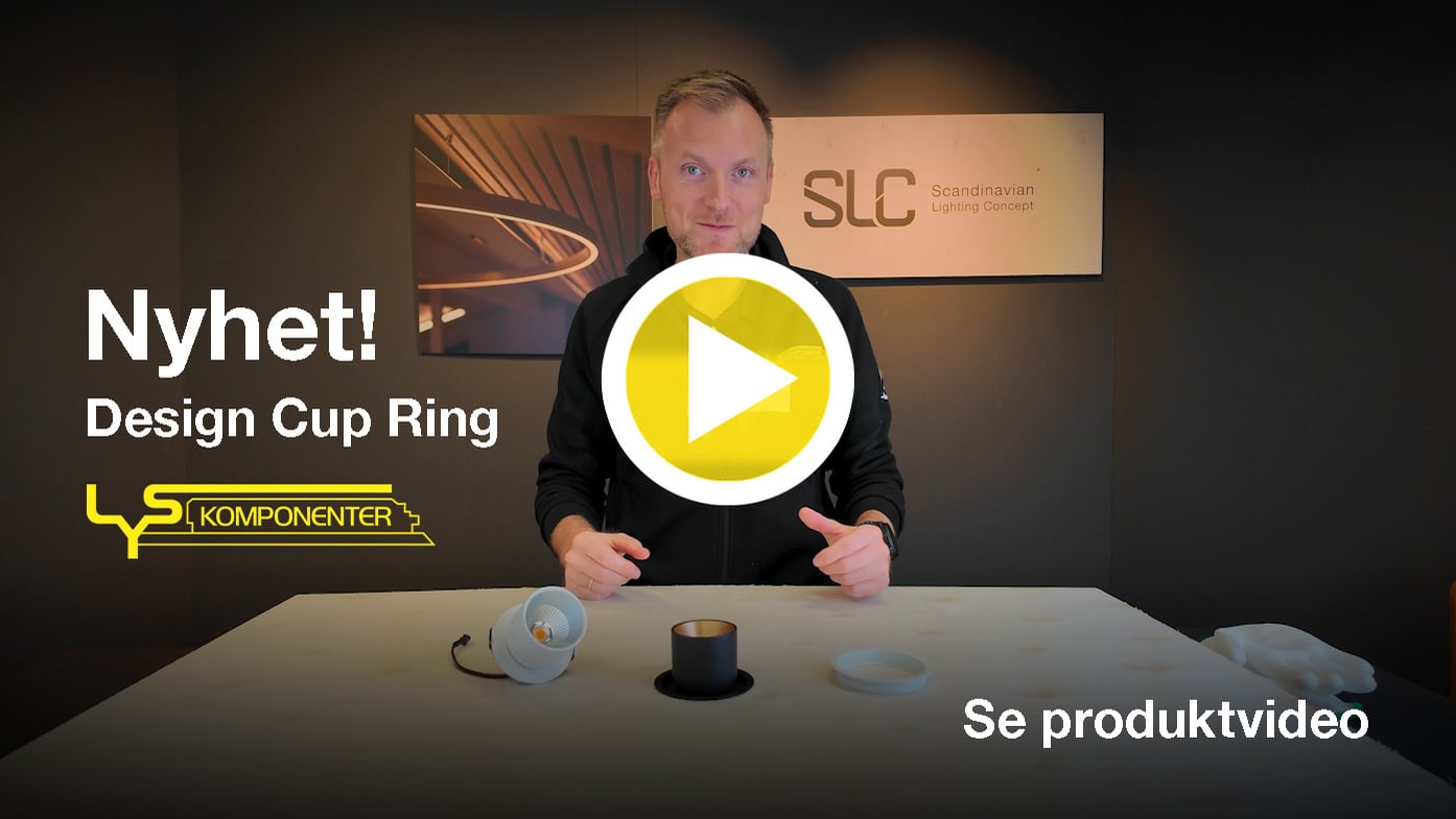 SLC Design Cup Ring – tilpasser downlight til 83 mm hull