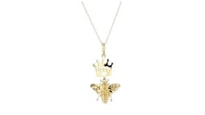 14kt Yellow Gold Queen Bee Pendant
