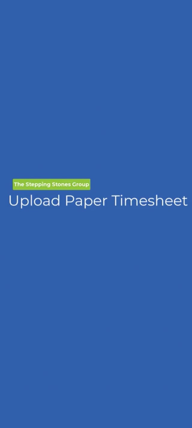 Upload Paper Timesheet