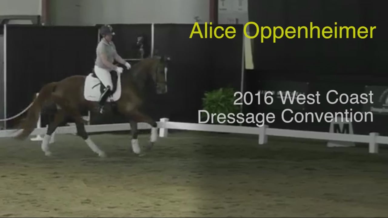 2016 West Coast Dressage Convention - Demonstration, Confidence, Relaxation, Fo