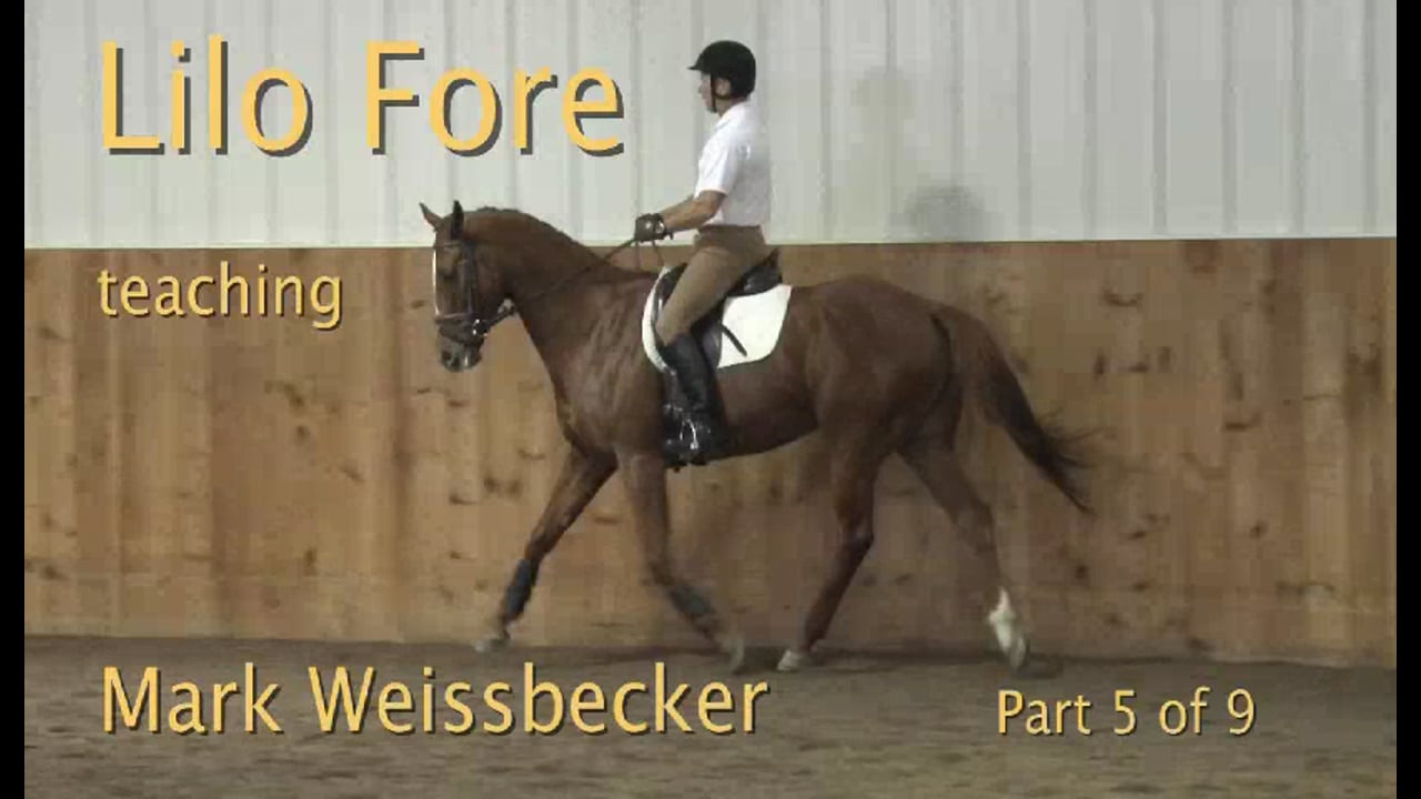 Balance in the young Event horse - 2/2012, FarmVet/USDF Adult Clinic, Lilo Fore,