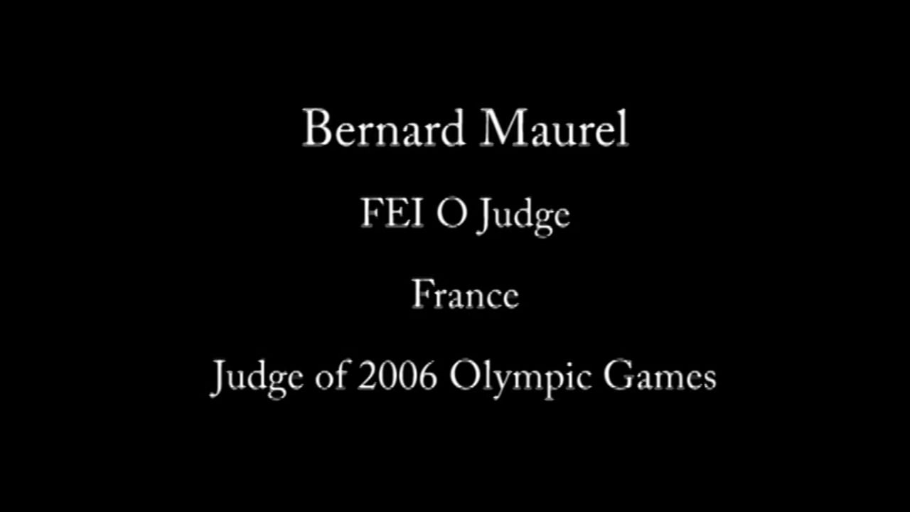 Judging FEI 5 Year Old Test, Ridden by Danielle Thomason | Bernard Maurel