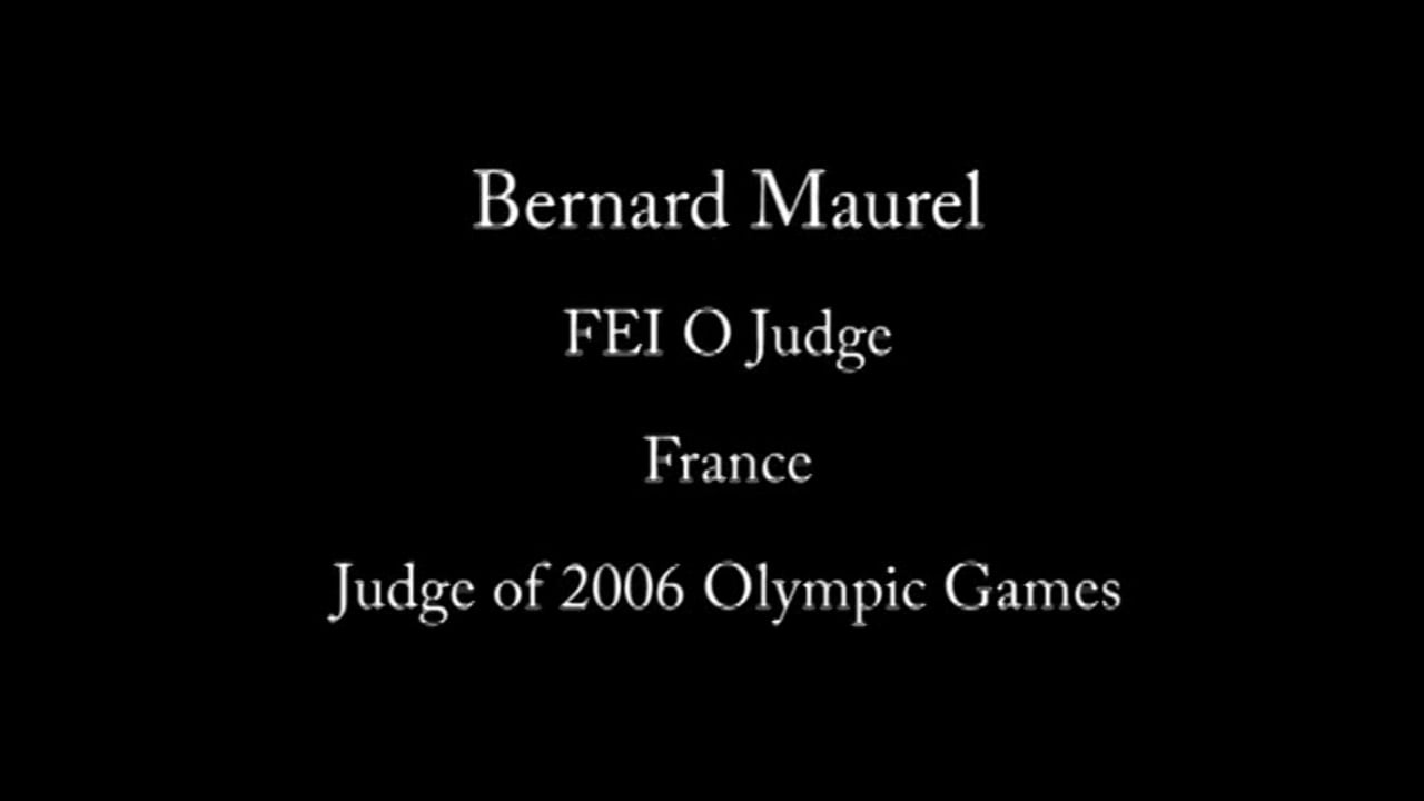 Judging Grand Prix Movement by Movement Score | Bernard Maurel