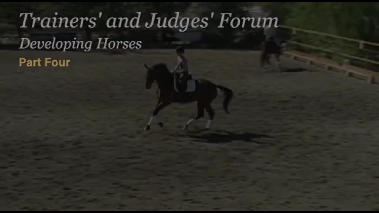 Developing Horses, Activity, Half Steps, Changes | Dr. Dieter Schule | PART 04