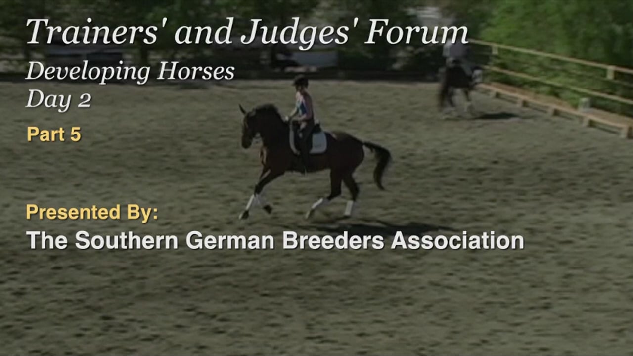 Trainers & Judges Forum: Day 02 | Southern German Breeders | PART 05