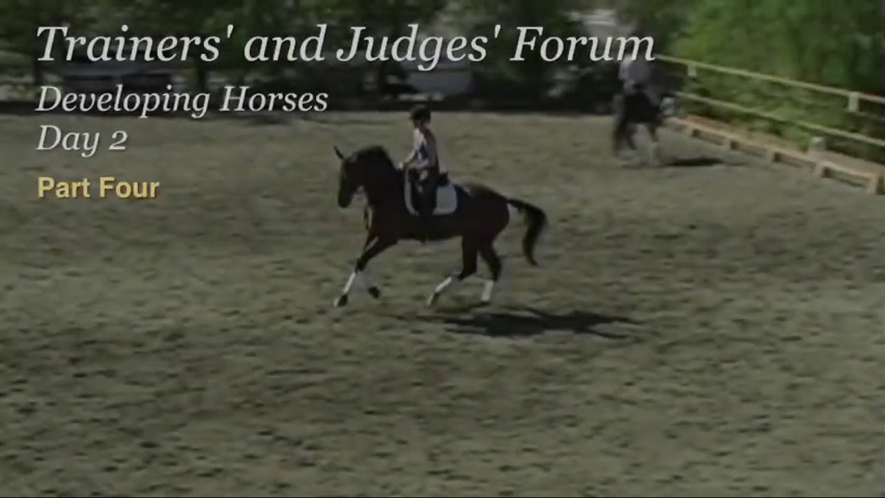 Dr. Dieter Schule - Developing Horse, Prix St. Georges s Test, Day 1