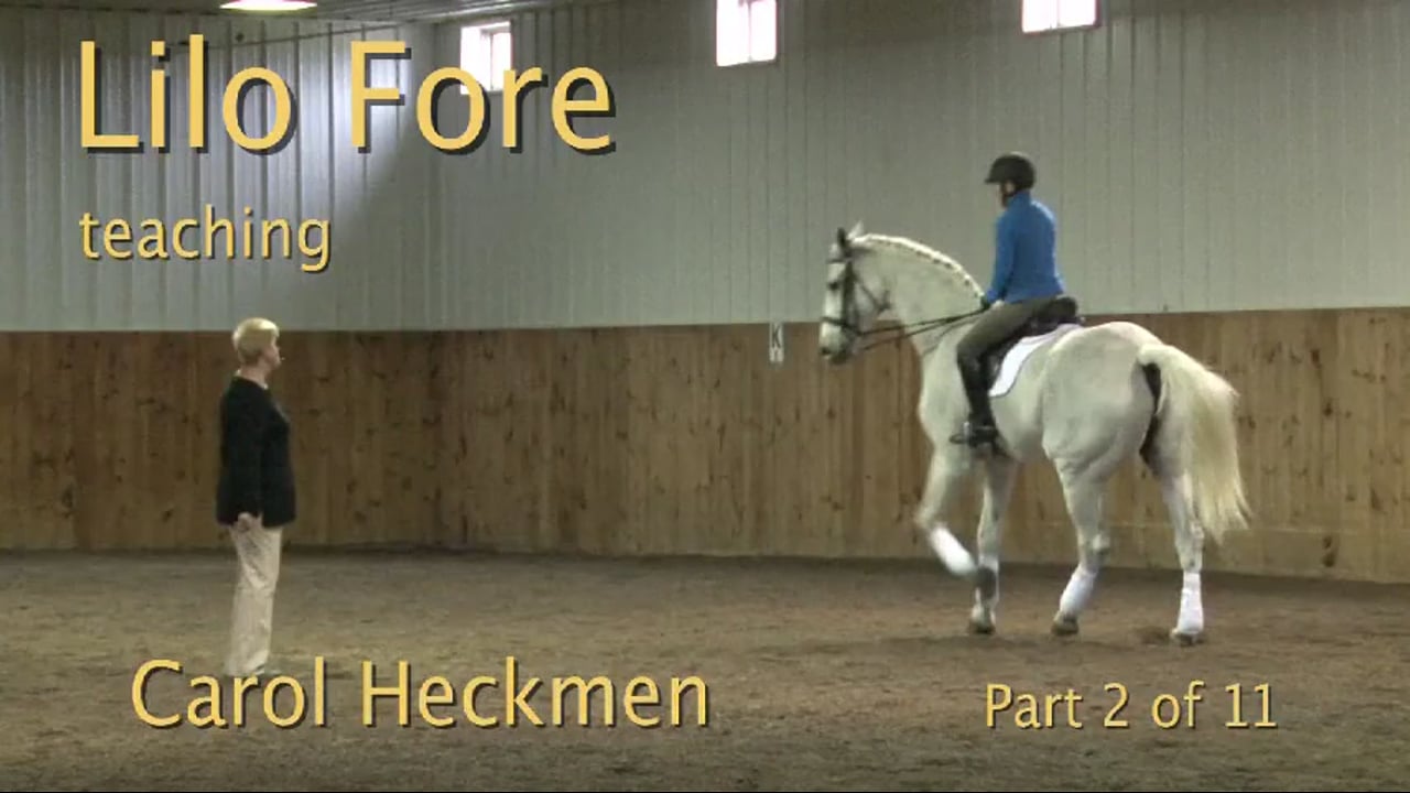 FarmVet/USDF Complete Adult Clinic, featuring Lilo Fore, Creating Contact with t
