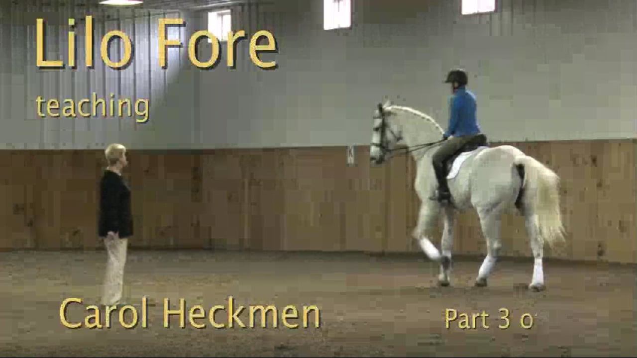 FarmVet/USDF Complete Adult Clinic, featuring Lilo Fore, Creating Contact with t