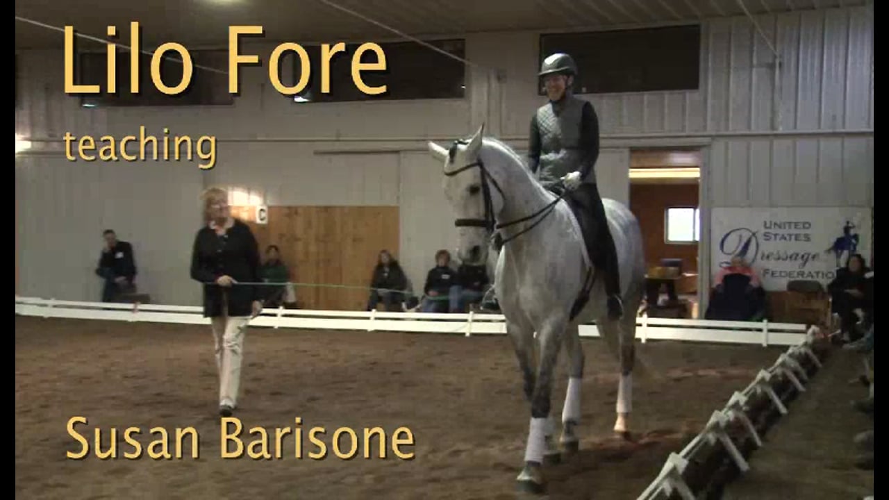 FarmVet/USDF Adult Clinic: Moving Up from Intermediate | Lilo Fore | PART 03