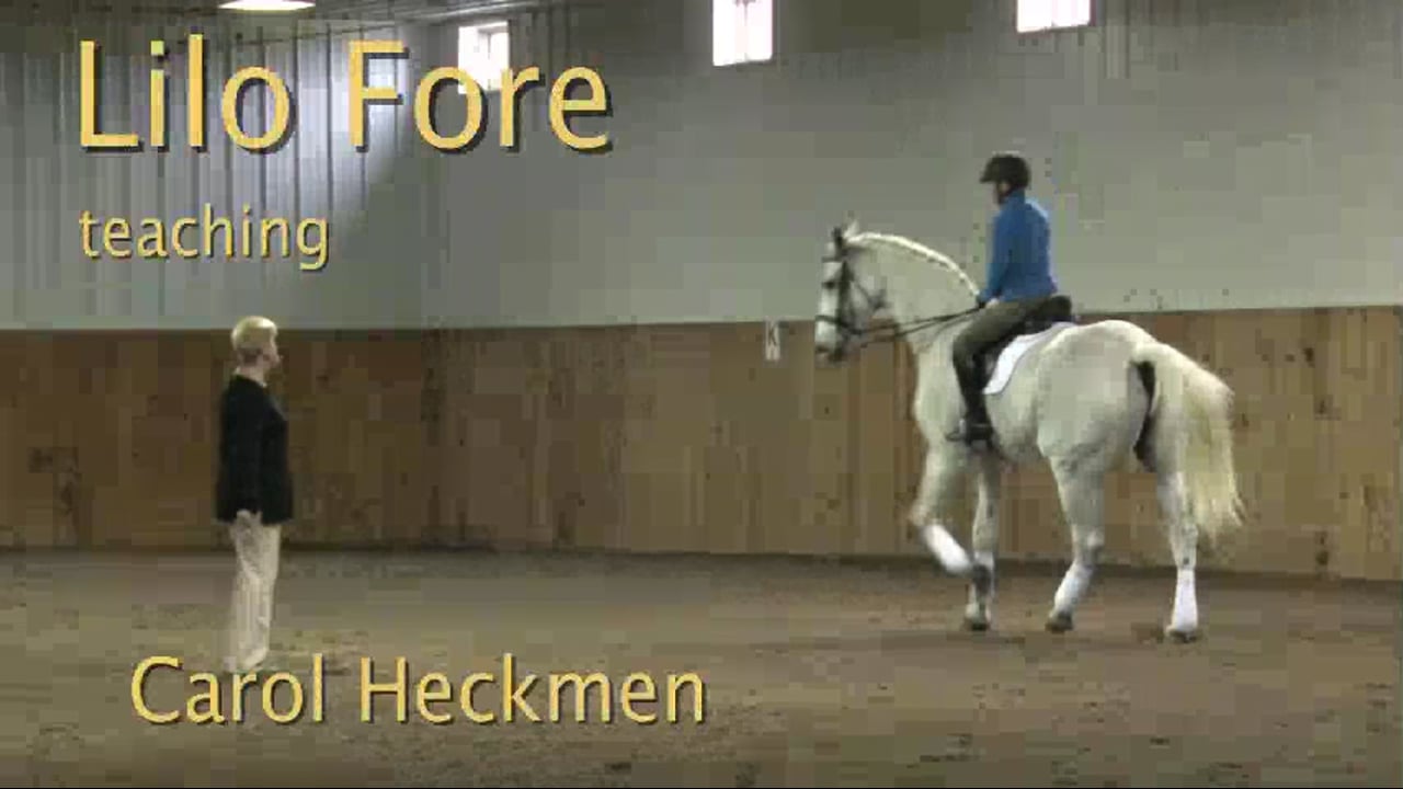 FarmVet/USDF Complete Adult Clinic, featuring Lilo Fore, Creating Contact with t