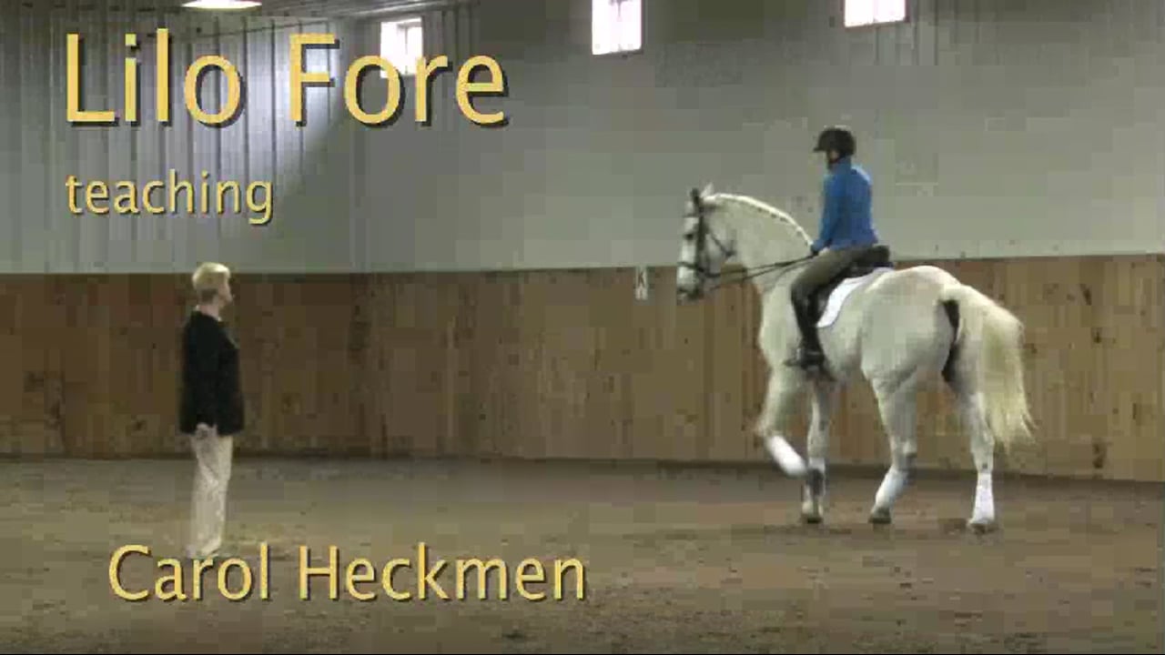 FarmVet/USDF Complete Adult Clinic, featuring Lilo Fore, Creating Contact with t